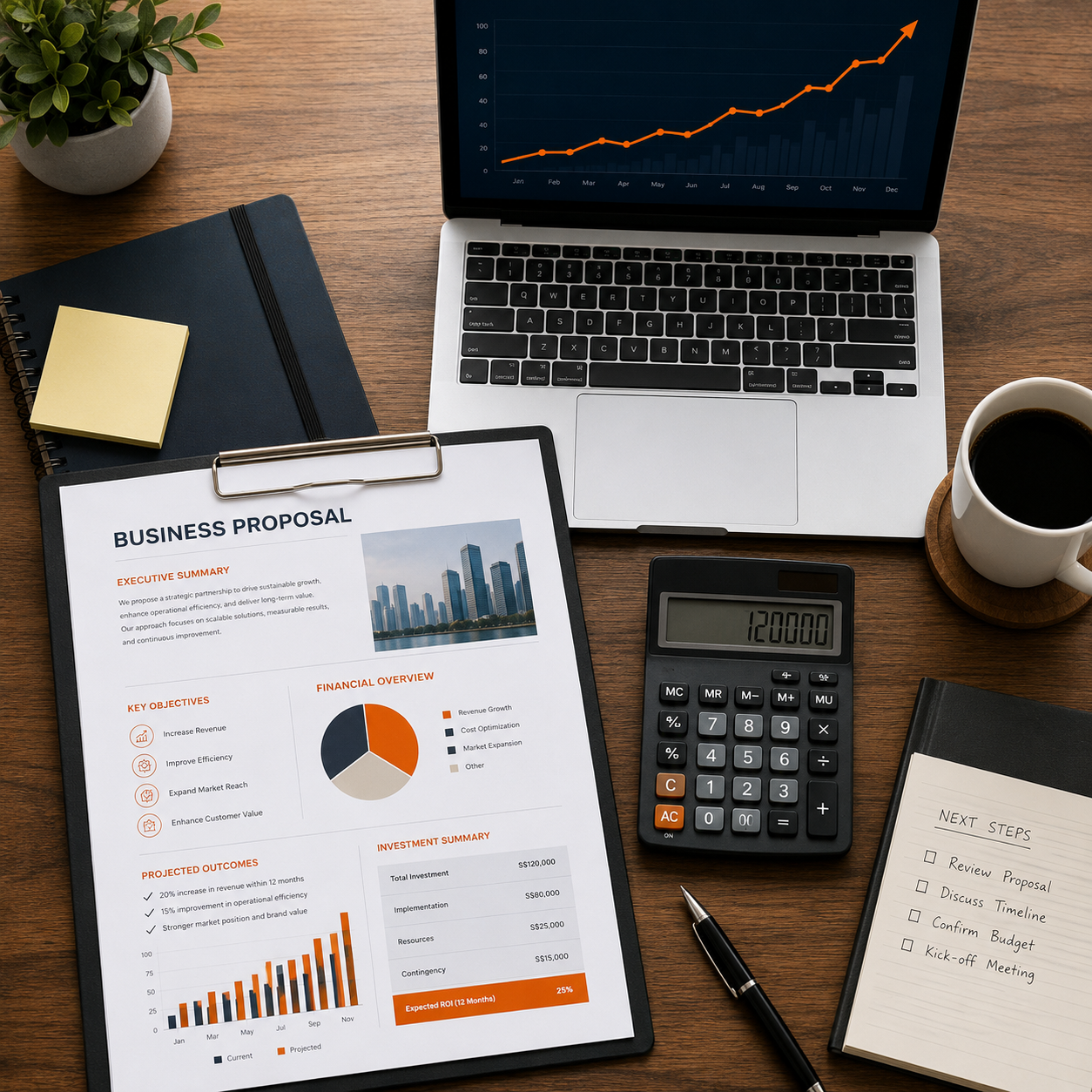 EDG business proposal with budget and projected outcomes